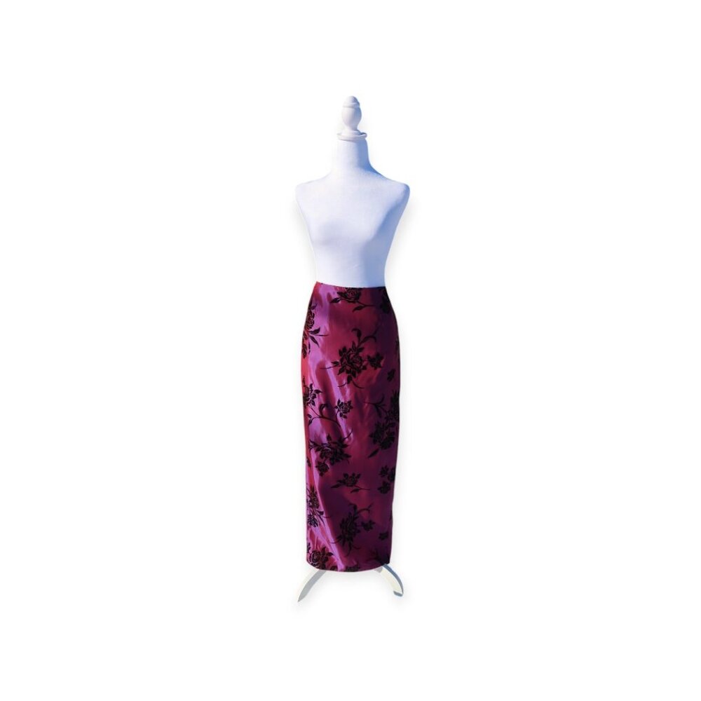 ✨ Vintage Y2K City Triangles Maxi Skirt – Made in USA ✨